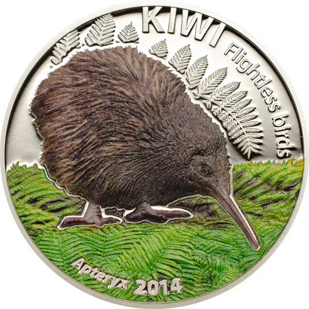 Iles Cook 5 Dollars - 2014 - Kiwi