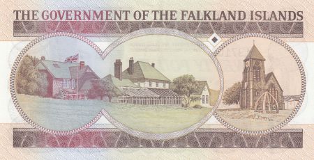 Iles Falkland 20 Pounds, Elisabeth II, pingouins - Village 1984 - Neuf - P.15a