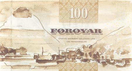 Iles Féroé 100 Kronur - Poisson - 2002 - Série B-F - P.25