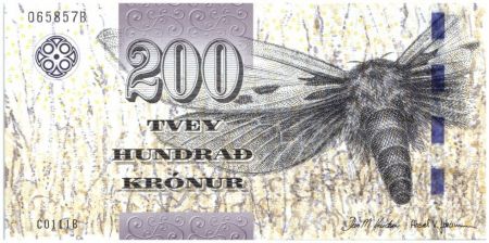 Iles Féroé 200 Kronur, Mite - Vue de Vagum - 2011 - Neuf - P.31
