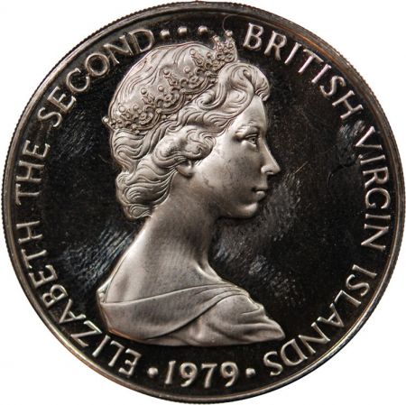 Iles Vierges Britanniques ILES VIERGES BRITANNIQUES  ELISABETH II - 50 CENTS 1979