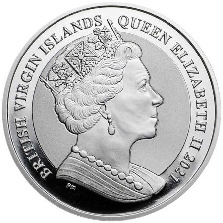 Iles Vierges Britanniques Pégase - 1 Once Argent 2021 Îles Vierges Britanniques