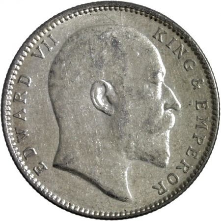 Inde 1 Rupee Empereur Edouard VII 1904