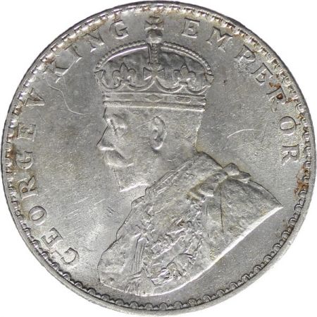 Inde 1 Rupee Georges V Roi et Empereur - 1912