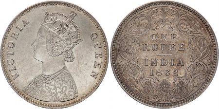 Inde 1 Rupee Reine Victoria - 1862
