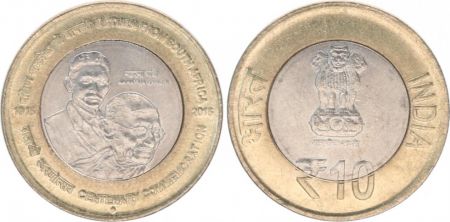 Inde 10 Rupees Gandhi - 2015