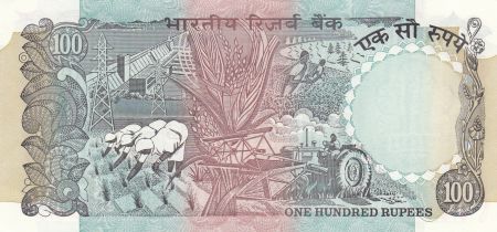 Inde 100 Rupees ND 1978 - Agriculture Série 0BR