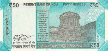 Inde 50 Rupees - Mahatma Gandhi - 2022 - Série 4KK - P.NEW