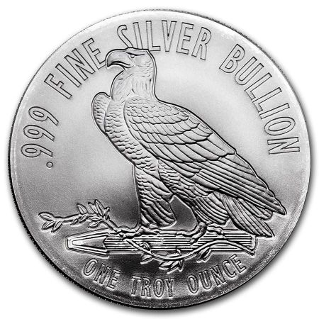 Indien  Eagle 1929 - 1 ONCE ARGENT BULLION (Reproduction Incuse)