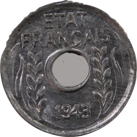 Indo-Chine Fr. INDOCHINE FRANCAISE - 1 CENTIME 1943