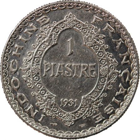 Indo-Chine Fr. INDOCHINE FRANCAISE - PIASTRE ARGENT 1931