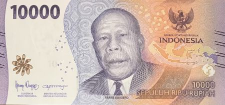Indonésie 10000 Rupiah - Frans Kaisiepo - Tama Nasional Wakatobi - 2022 - P.NEW