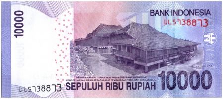 Indonésie 10000 Rupiah Sultan Mahmoud Badaruddin II