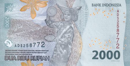 Indonésie 2000 Rupiah - Mohammad H. Thamrin - Ngarai Sianok - 2023 - Série ADS