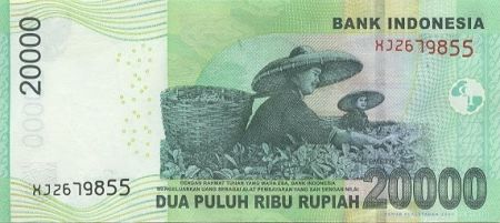 Indonésie 20000 Rupiah Oto Iskandar di Nata