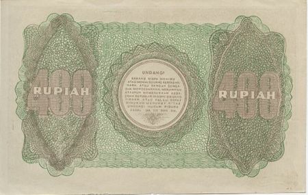 Indonésie 400 Rupiah Sukarno