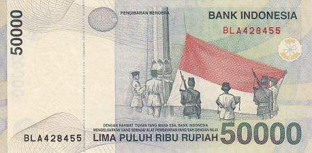 Indonésie 50000 Rupiah W.R. Soepratman