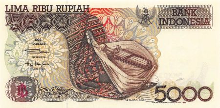 Indonésie INDONESIE - 5000 RUPIAH 1992 - NEUF
