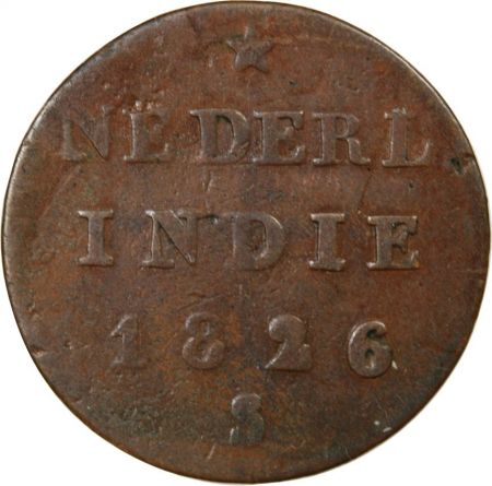 Indonésie INDONESIE  WILLEM Ier - 1/2 STUIVER 1826 SURABAYA
