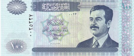 Irak 100 Dinars - S. Hussein - Bagdad - 2002 - NEUF - P.87