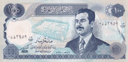 Irak 100 Dinars - S. Hussein - Horloge de Bagdad - 1994 - NEUF- P.84
