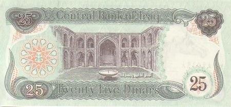Irak 25 Dinars Chevaux - Palace Abbaside