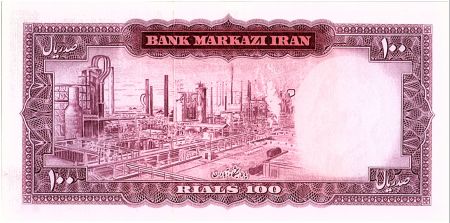 Iran 100  Rials , Mohammad Reza Pahlavi - 19(69-71) -  P.86 a