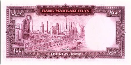 Iran 100  Rials , Mohammad Reza Pahlavi - 19(71-73)  P.91 c