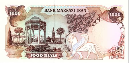 Iran 1000 Rials , Mohammad Reza Pahlavi - 19(74-79) P.105 c