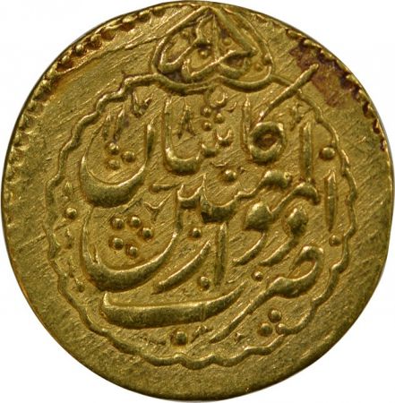Iran ZANDS, KARIM KHAN - 1/4 MOHUR OR 1178 AH, KASHAN