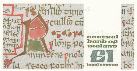 Irlande 1 Pound 09-09-1992 -  Reine Mebd