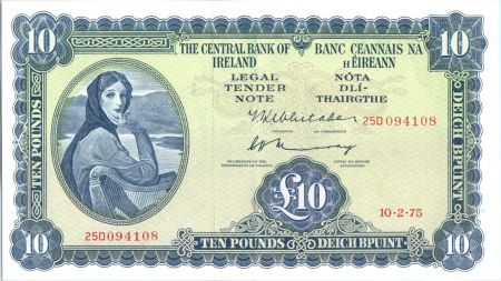 Irlande 10 Pounds Lady Lavery - 1975