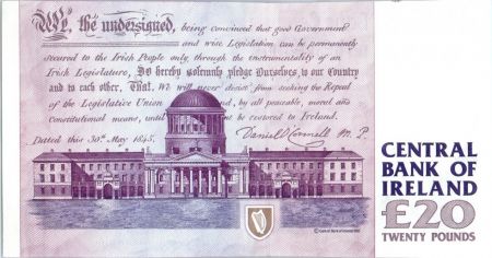 Irlande 20 Pounds D. O\'Connell - Dublin - 1992
