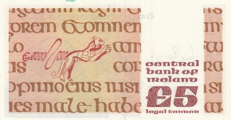 Irlande 5 Pounds John Scotus Eriugena - 1976