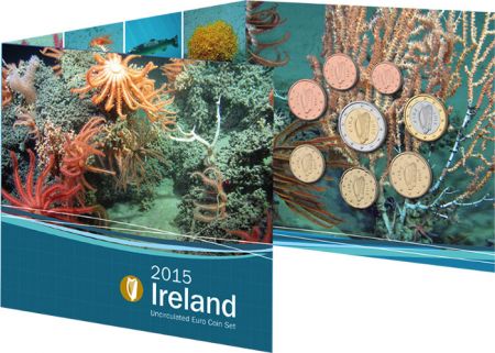 Irlande Coffret BU Euro IRLANDE 2015 - La Faune et la Flore Sous-Marine