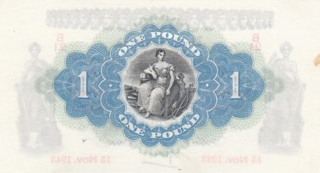 Irlande du Nord 1 Pound - Bank of Ireland - 1943 - P. 55 - SUP