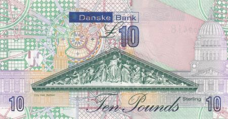 Irlande du Nord 10 Pounds JB Dunlop - Danske Bank 2013 - P.Neuf