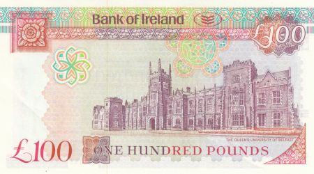 Irlande du Nord 100 Pounds - Bank of Ireland - 2013 - P.82 - p.Neuf
