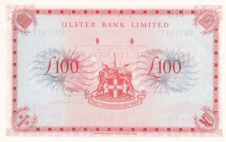 Irlande du Nord 100 Pounds Ulster Bank - 1977 - p.Neuf - P.330