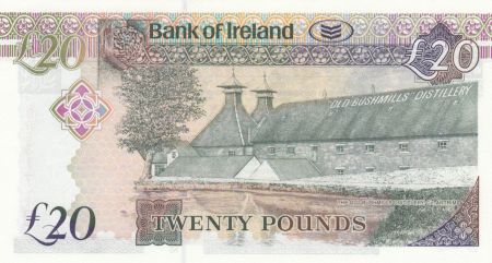Irlande du Nord 20 Pounds - Bank of Ireland - 2008 - P.85 - Neuf