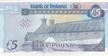 Irlande du Nord 5 Pounds - Bank of Ireland - 2013 - P.86 - Neuf
