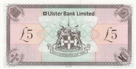 Irlande du Nord 5 Pounds Ulster Bank - 1983 - P.340 - Neuf