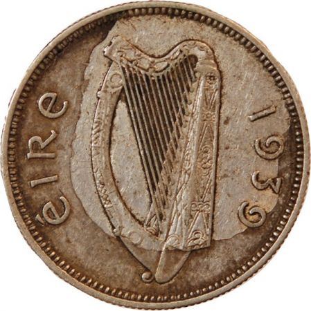 Irlande IRLANDE - 1 SCILLING ARGENT 1939