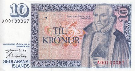 Islande 10 Kronur - A. Jonsson - Scène de vie traditionnelle - ND (1981) - P.48
