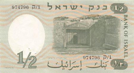 Israël ISRAEL - 1/2 LIRA 1958 - TTB+
