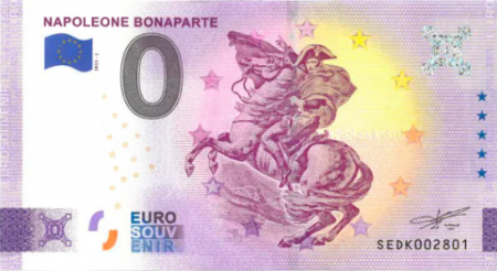 Italie 0 EURO SOUVENIR - Napoléone Bonaparte 2023