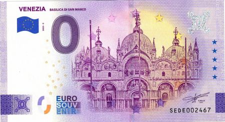 Italie 0 EURO SOUVENIR - Venise, basilique Saint-Marc 2023