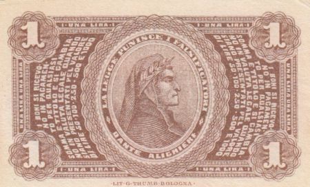 Italie 1 Lira, Banca Toscana - Série CC - 1870 - SUP