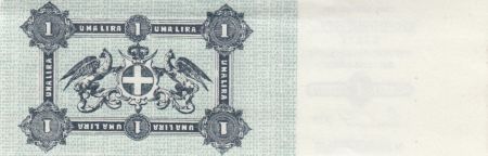 Italie 1 Lira, Manufacture Cirié - 1894 - Bon fiduciaire -  non émis