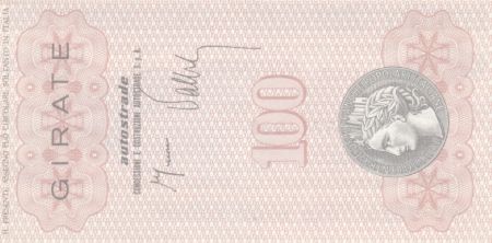 Italie 100 Lire Istituto Generale delle Banche Popolari Italiane - 1977 - Neuf - Spa